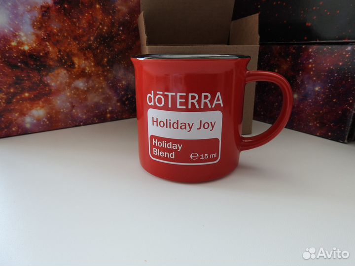 Кружка Doterra Holiday Joy новая оригинал Дотерра