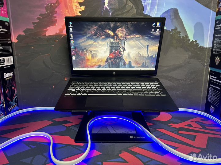 Игровой ноутбук Hp Gaming i5 GTX 1050 20GB озу