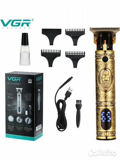 Триммер для для стрижки волос и бороды vgr v-076