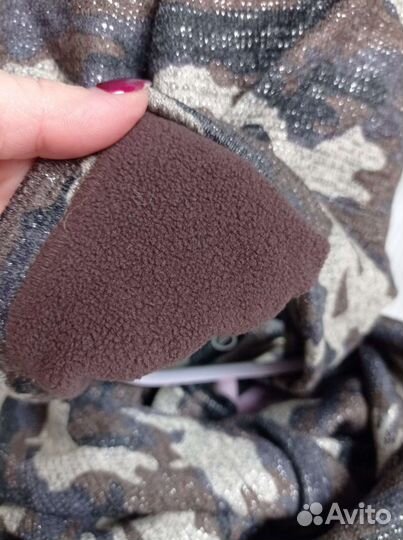 Шапка весна/осень на флисе