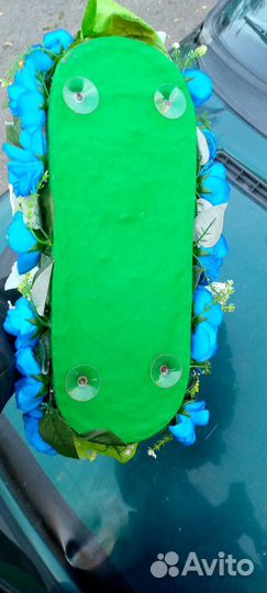 Свадебное украшение на авто