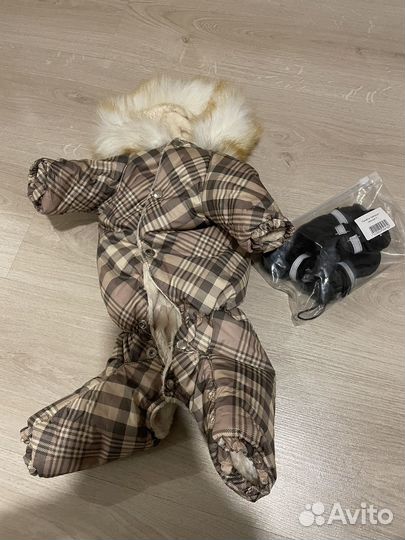 Зимний комбинезон для маленькой собаки