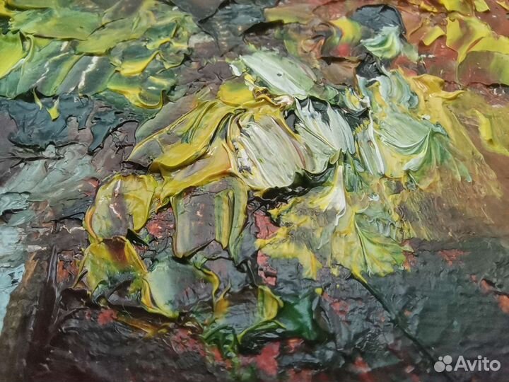 На заказ Картина маслом на холсте городской пейзаж