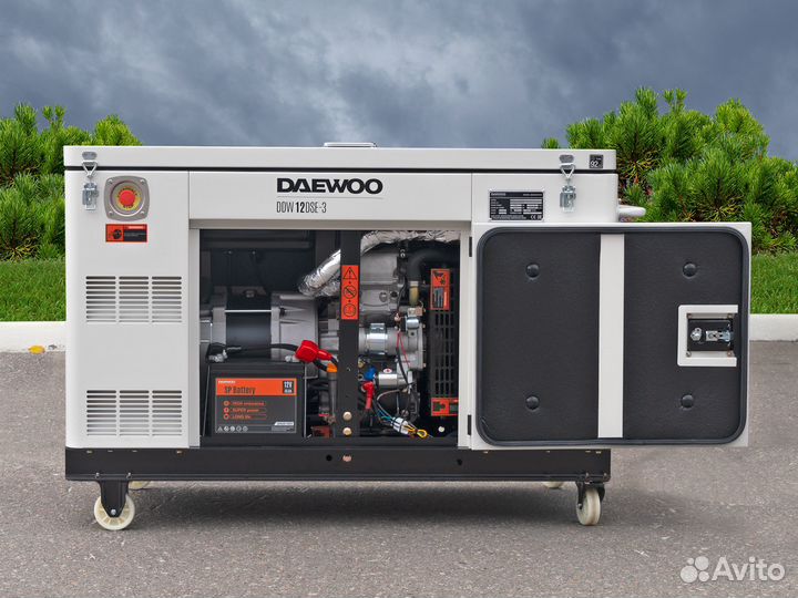 Дизельный генератор daewoo DDW 12 DSE-3