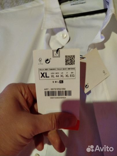 Рубашка Zara XL