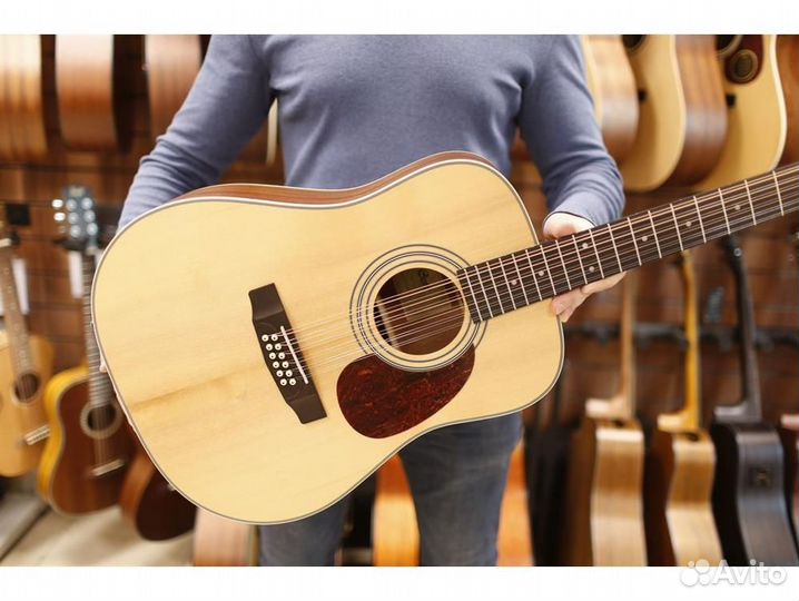 Cort Earth70-12-OP-wbag Акустическая гитара 12-стр