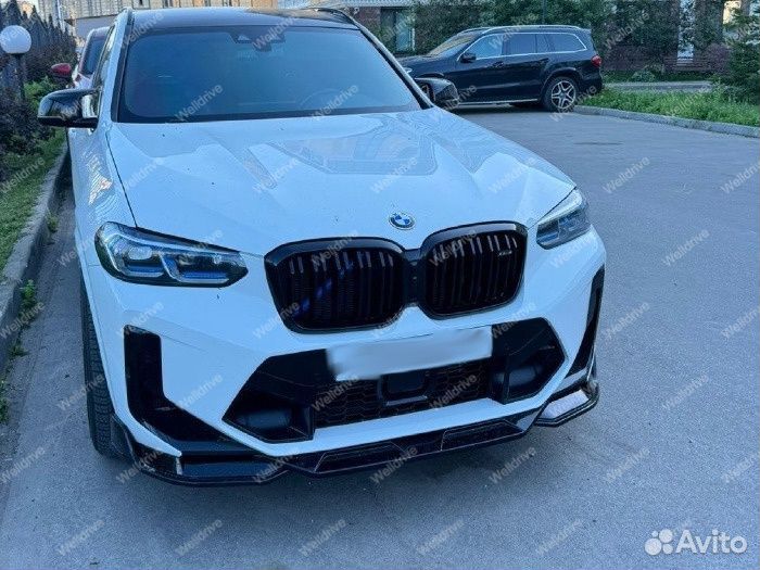 Губа передняя BMW X3 G01 X3M F97 X4M F98 LCI