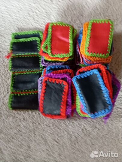 Кусочки натуральной кожи