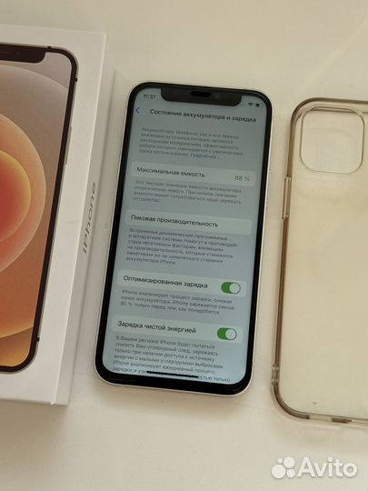 iPhone 12 mini 256GB (ростест, акб-88, sim+esim)