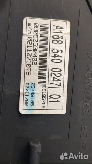 Щиток приборов Mercedes A W168, 2002