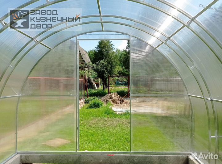 Теплица 3 на 6 метраТеплица Богатырь из поликарбон