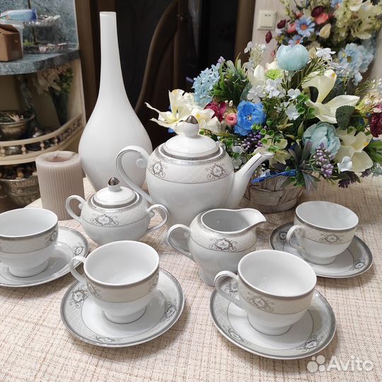 Чайный сервиз фарфор Германия Bekker