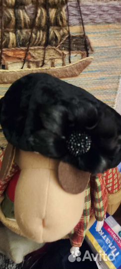 Берет из натурального меха, новый