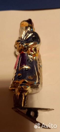 Елочная игрушка Звездочет на прищепке