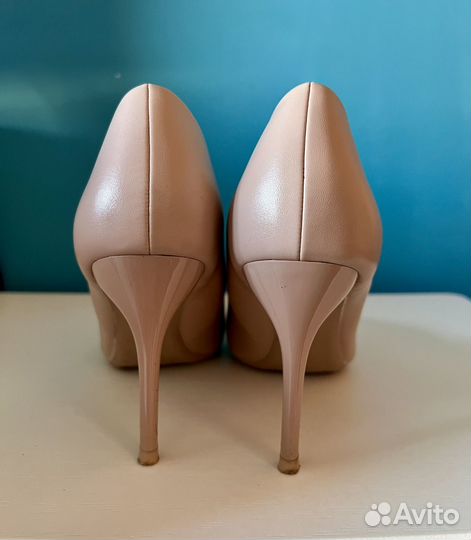 Туфли лодочки бежевые