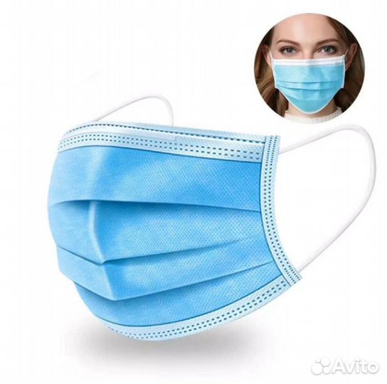 Маска одноразовая медицинская