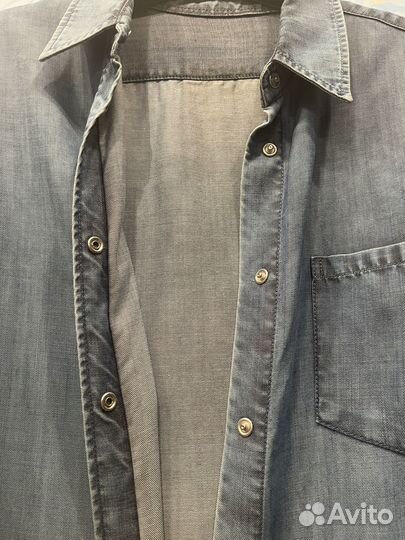 Рубашка женская джинсовая оверсайз