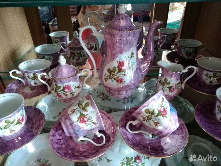 Сервиз чайный,роза