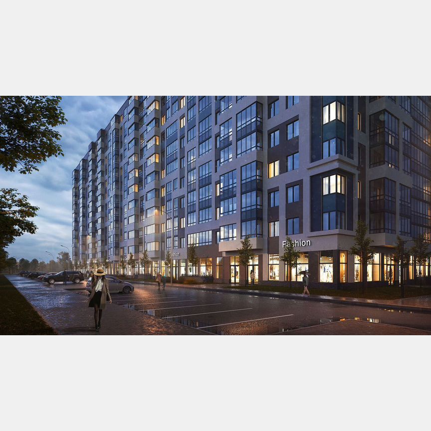 1-к. квартира, 38 м², 1/12 эт.