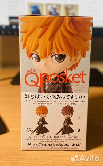 Аниме фигурка Ичиго ver.A Q Posket оригинал