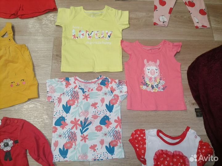 Вещи пакетом на девочку 62,68
