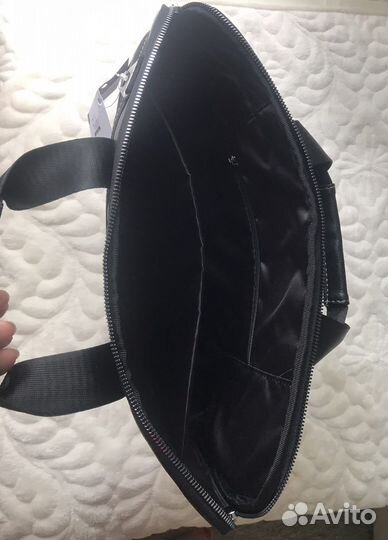 Кожаный портфель (сумка) для macbook