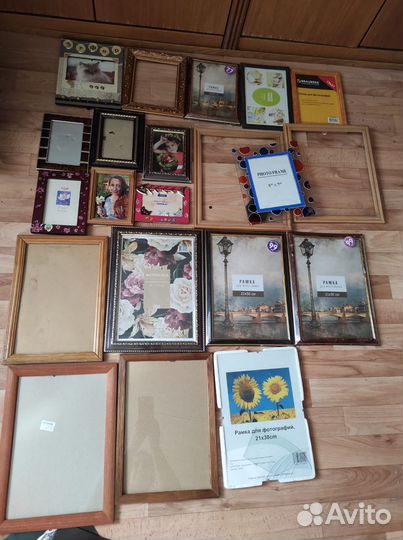 Фоторамки разные много одним лотом
