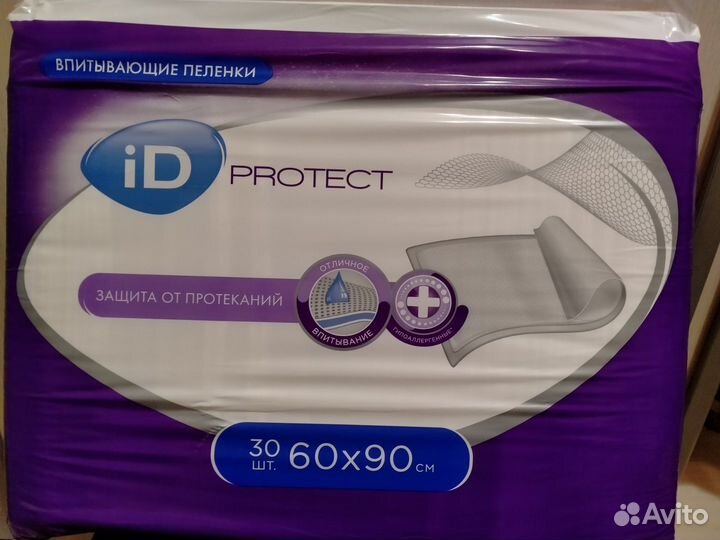 Пеленки одноразовые 60х90