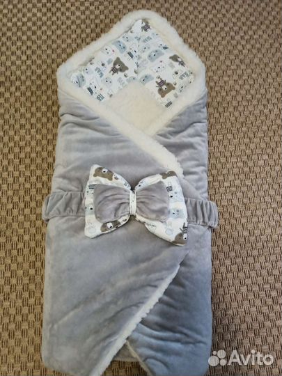 Зимний конверт-одеяло на выписку