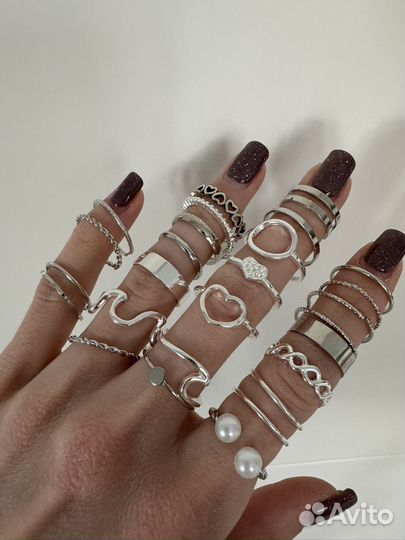 Набор колец (бижутерия)