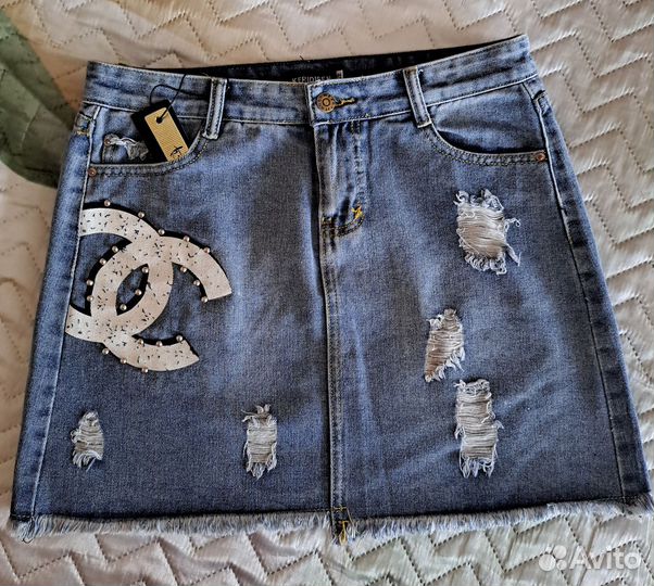 Юбка джинсовая