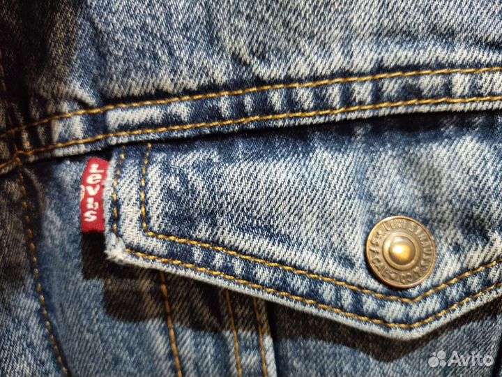 Джинсовка Levis Sherpa Trucker Jacket XL