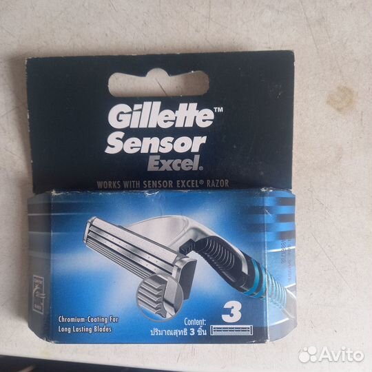Сменные кассеты gillette mach3