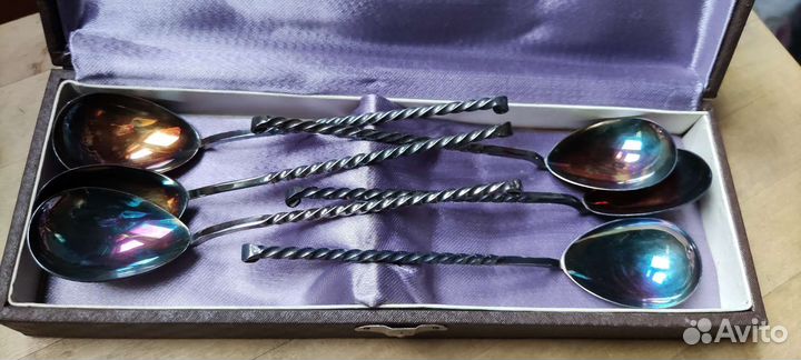 Мельхиоровые ложки новые