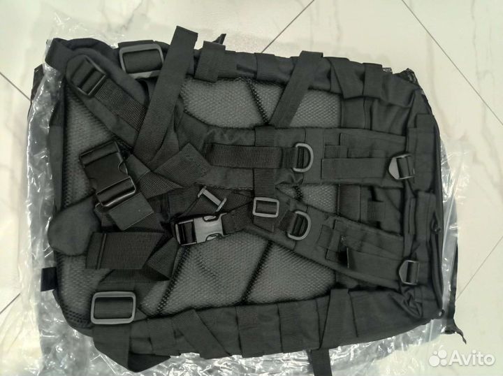 Тактический рюкзак 50 литров Хаки/чёрный