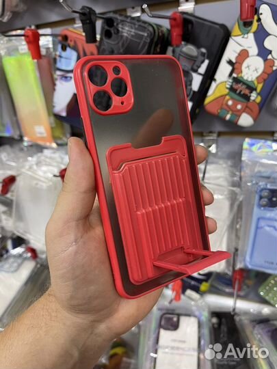 Чехлы с отделом для карты и подставкой для iPhone