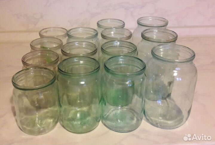 Стеклянные банки (разных размеров)