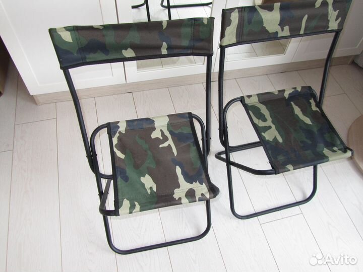 Два новых стула со спинкой для рыбалки