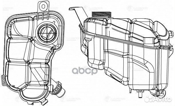 Бачок расширит. охл. жидкости для а/м Ford Mondeo