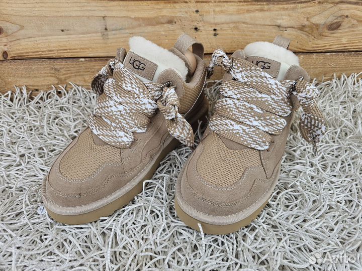 Угги Ugg Lowmel Sneaker Sand женские оригинал