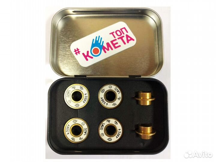 Подшипники Комета Abec 9 Золотые