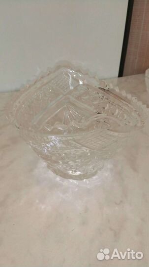 Ваза хрустальная СССР салатницы, конфетницы