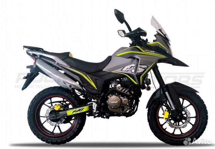 Мотоцикл турэндуро rockot dakar 250 (171YMM, серый