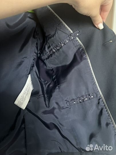 Пиджак школьный Gulliver первоклассник темно синий