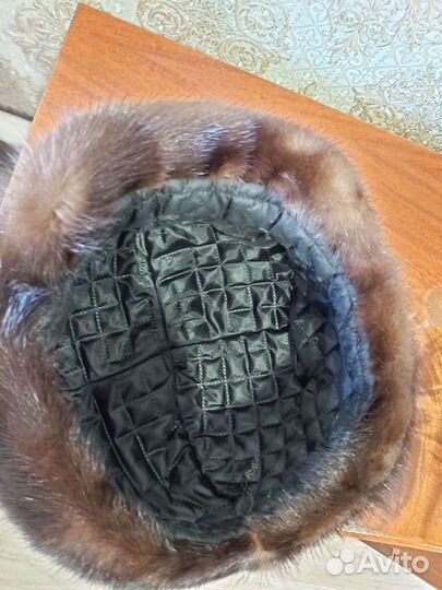 Шапка норковая новая женская
