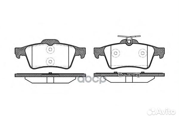 842 20 колодки дисковые з. Saab 9-3, Opel Vec