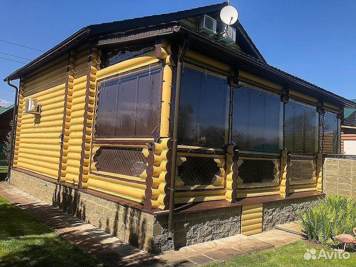 Мягкие окна для беседки