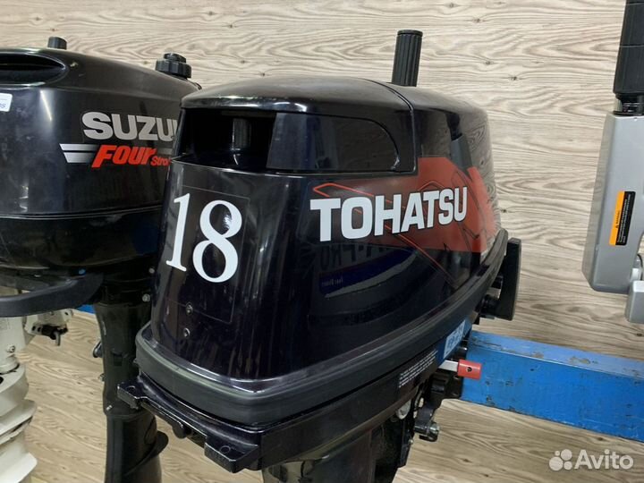 2-х тактный лодочный мотор Tohatsu 18 Б/У