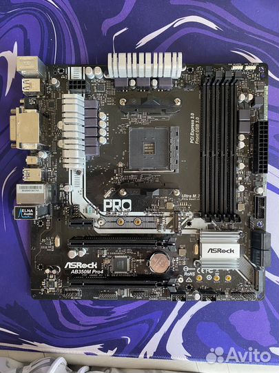 Материнская плата am4 AB350M-Pro4