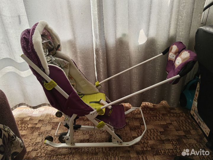 Коляска санки